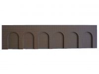 round arches H0, straight, sandstone-red