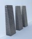 Pillar wide Quarry Stone 6 pieces H0 rustic grey 307024